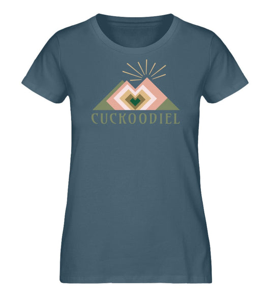 Mountain Heart - Damen Premium 🍀 Organic Shirt - CUCKOODIEL