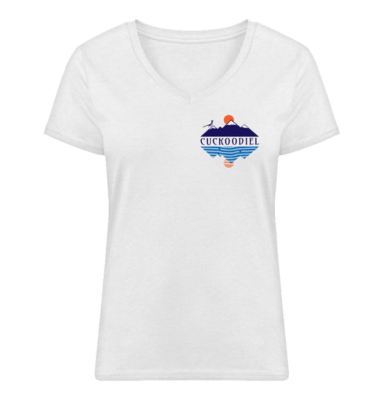 Relfection - Damen Organic 🍀 V-Neck Shirt - CUCKOODIEL