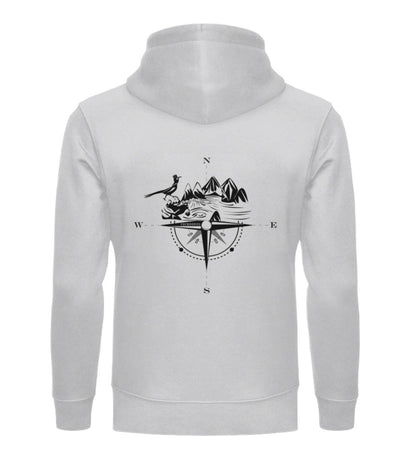 Compass Backprint  - Unisex Premium Organic Hoodie