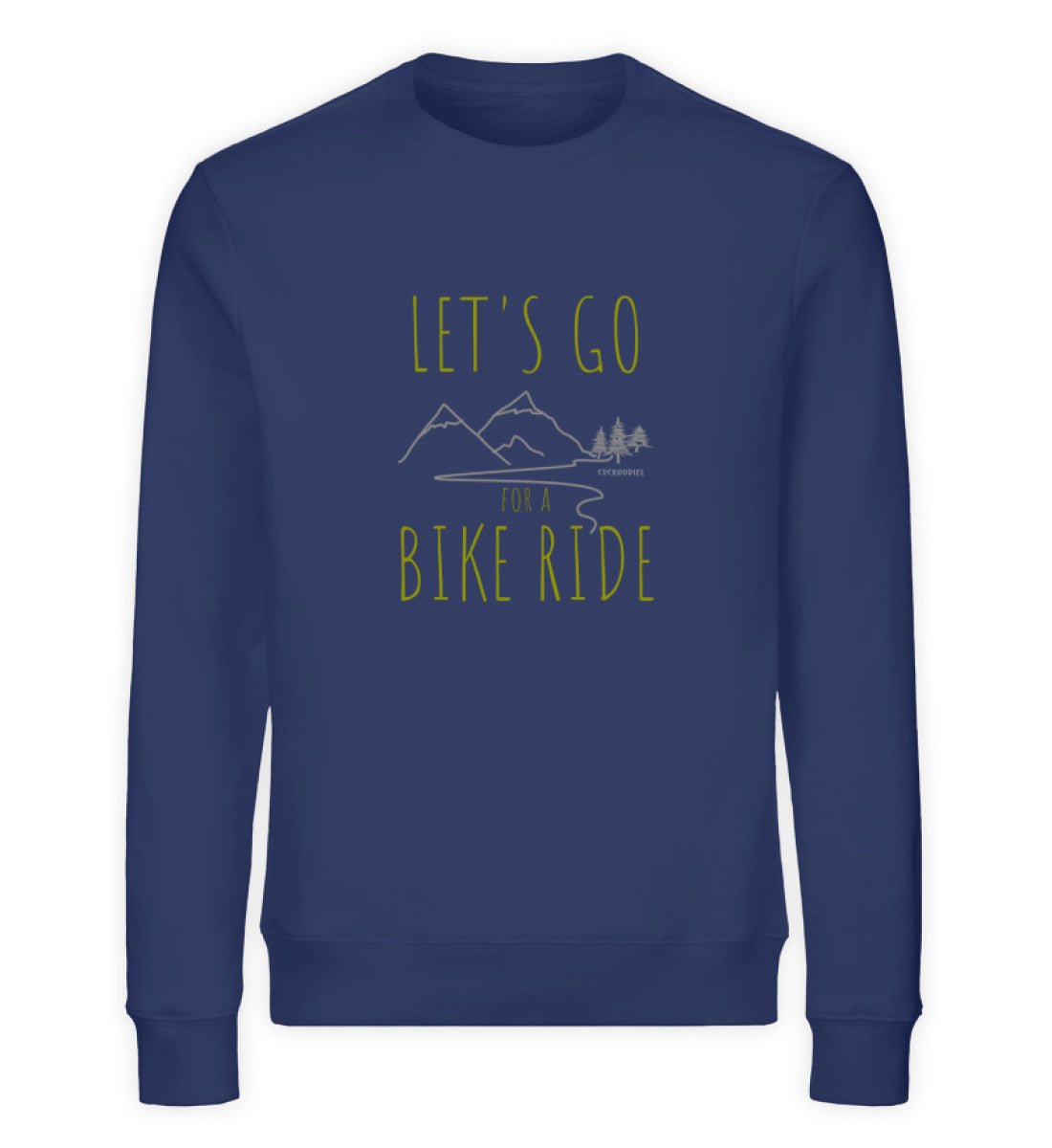 Let's go for a Bike Ride - Unisex Organic 🍀 Sweatshirt - CUCKOODIEL