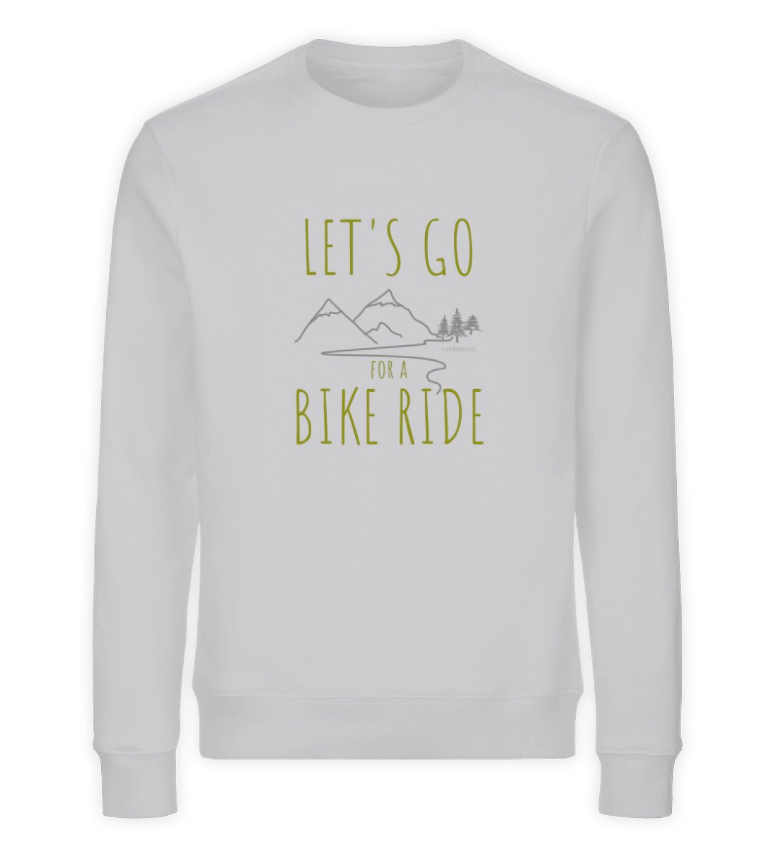 Let's go for a Bike Ride - Unisex Organic 🍀 Sweatshirt - CUCKOODIEL