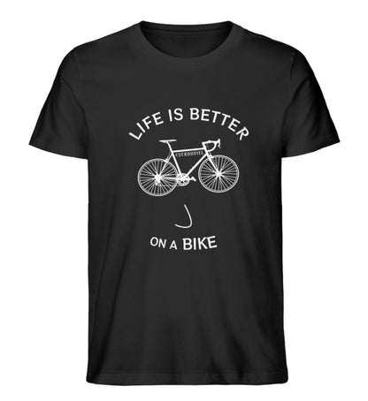 Life is better on a Bike - Premium Organic 🍀 Shirt - CUCKOODIEL