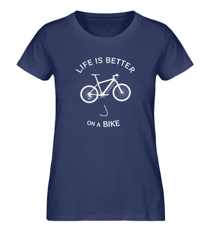 Life is better on a MTB - Damen Premium 🍀 Organic Shirt - CUCKOODIEL