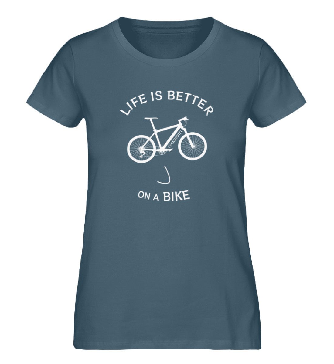 Life is better on a MTB - Damen Premium 🍀 Organic Shirt - CUCKOODIEL