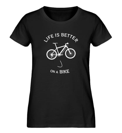 Life is better on a MTB - Damen Premium 🍀 Organic Shirt - CUCKOODIEL