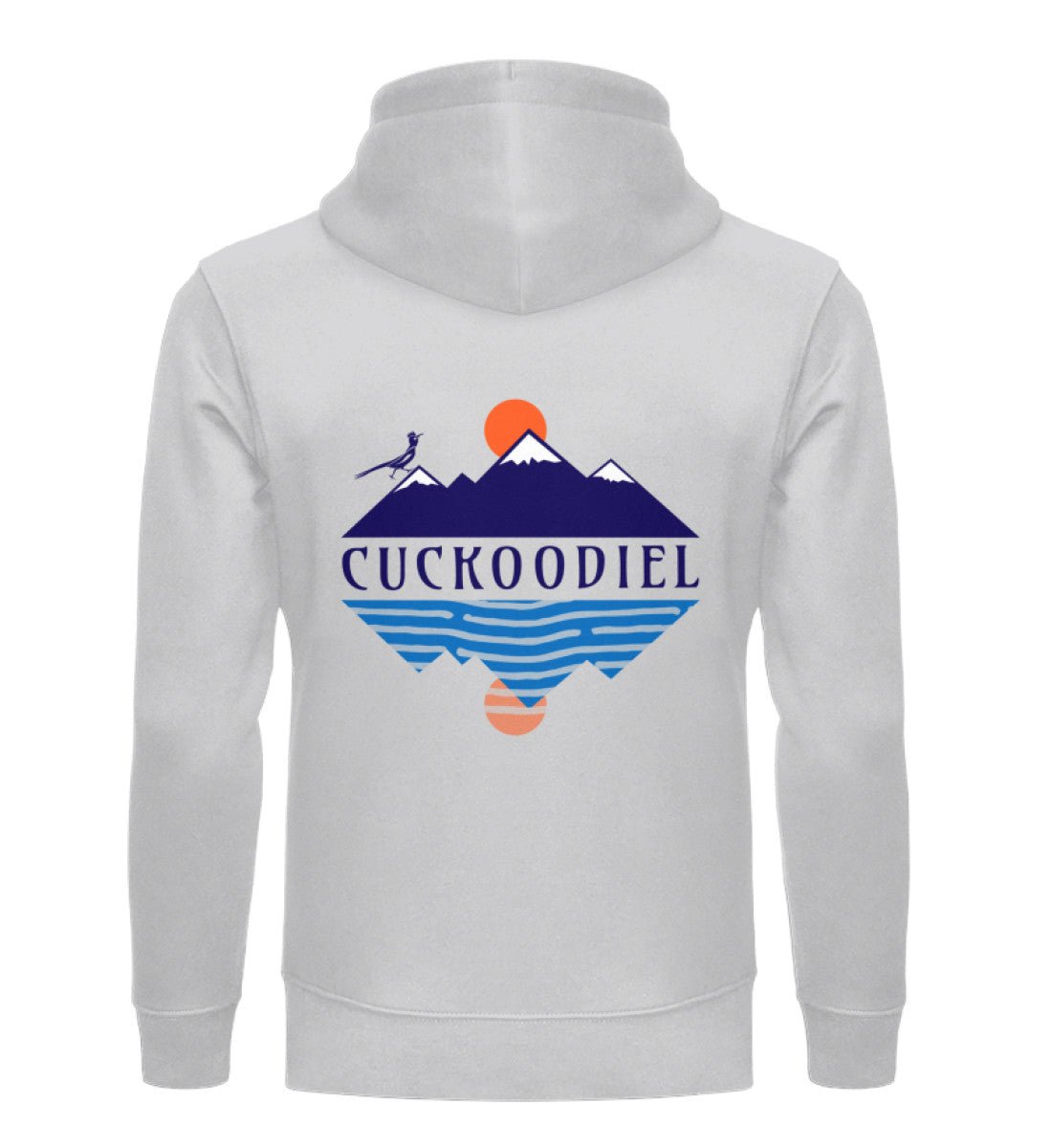 Reflection Backprint - Unisex Organic 🍀 Hoodie - CUCKOODIEL