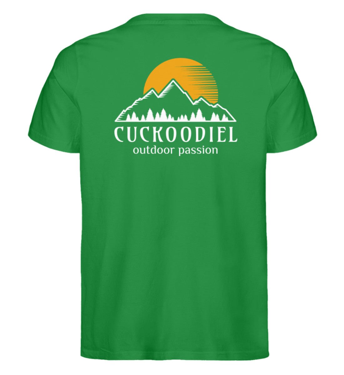 Sunrise (backside) - Premium Organic 🍀 Shirt - CUCKOODIEL